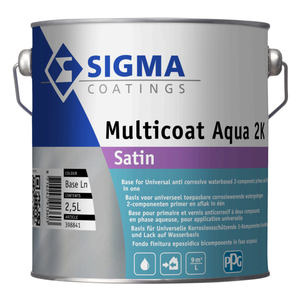Sigma Multicoat Aqua 2K EP Satin Base