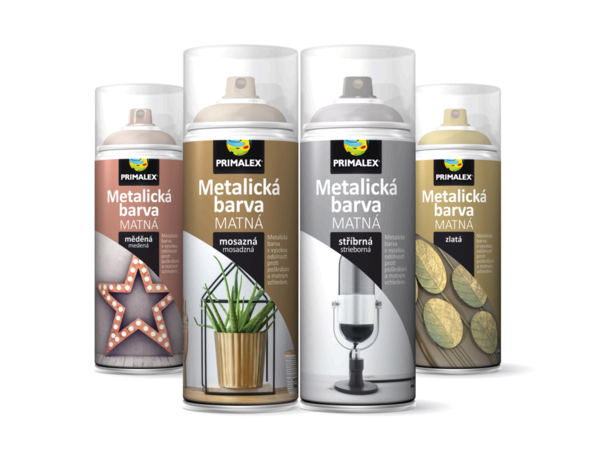 Primalex sprej metalický efekt matný